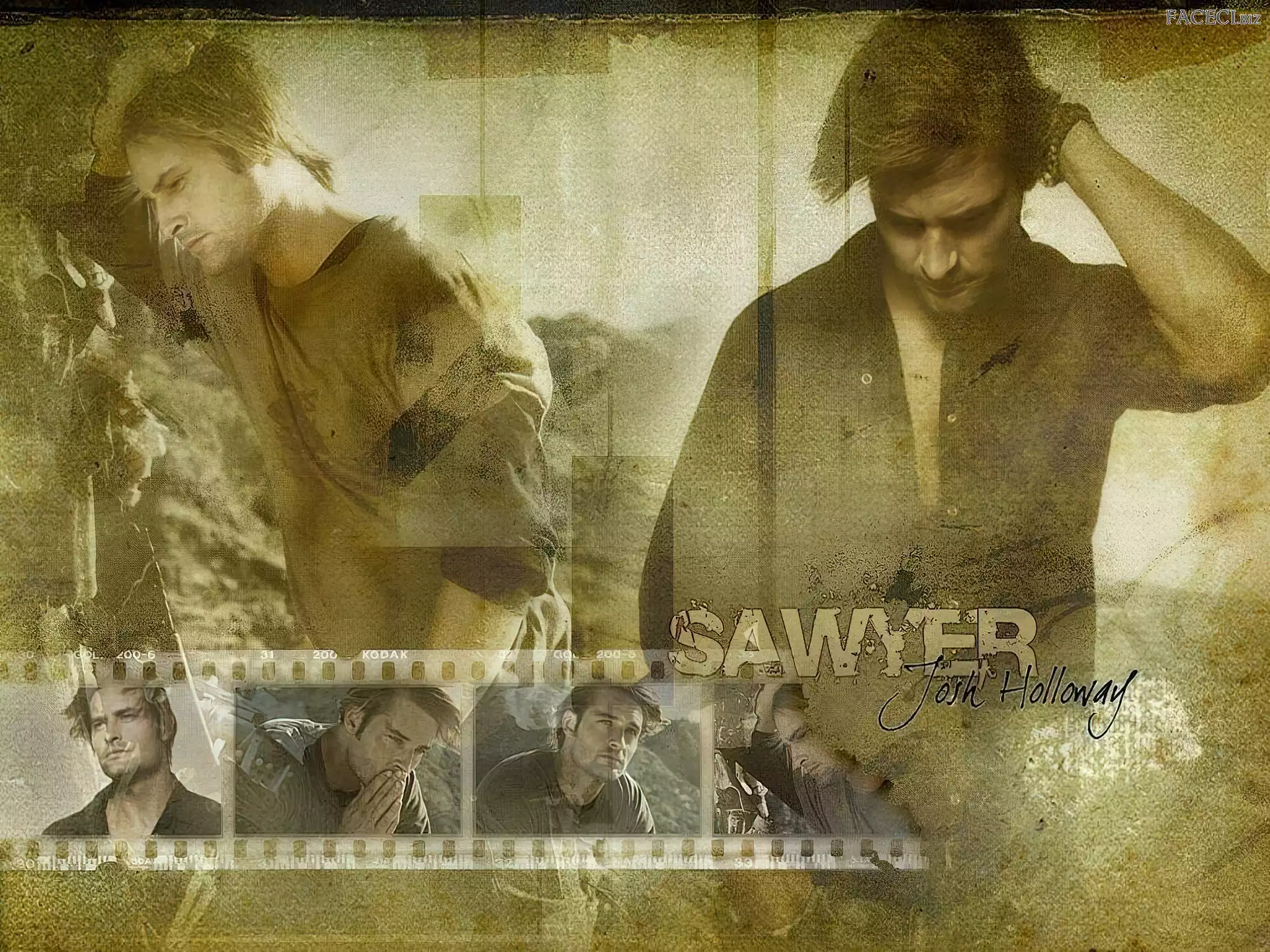 Josh Holloway, Zagubieni, smutny, Serial, Lost